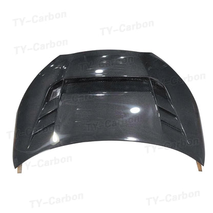 Real Carbon Fiber Front Hood Cover For Toyota GR Yaris GXPA16 2020+ VRS Car Front Engine Hood Bonnet Air Vent Cover Bodykit FRP
