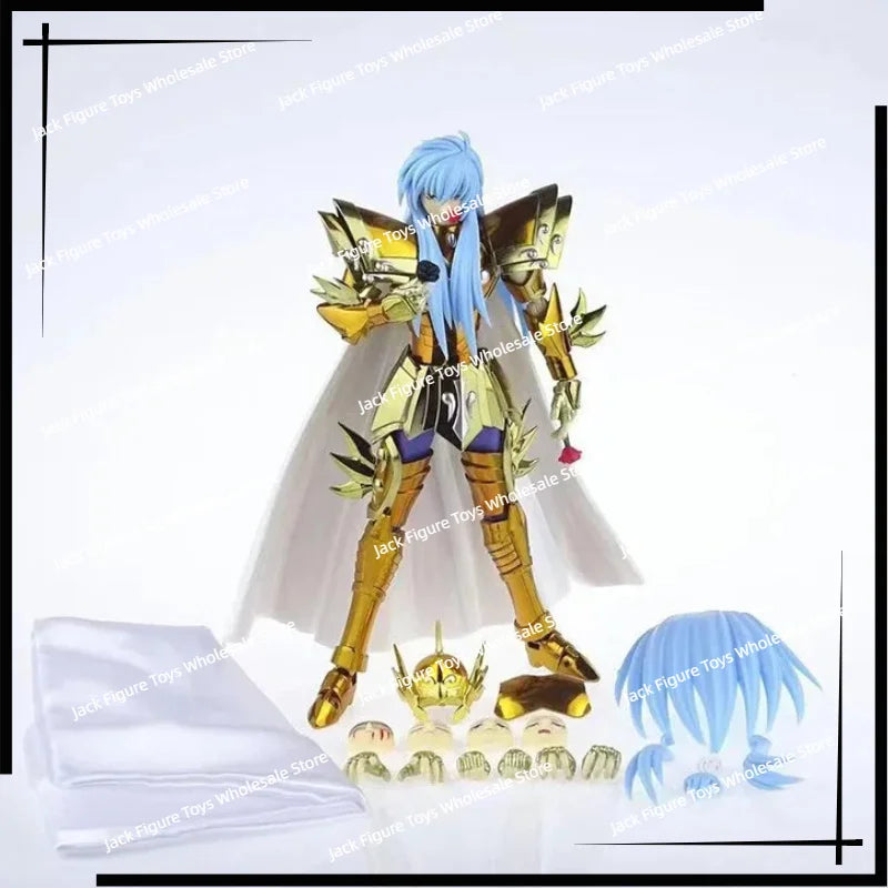 ST Model Saint Seiya Myth Cloth EXM LC Pisces Albafica The Lost Canvas Gold Saints Knights of The Zodiac Saint Figures Toys