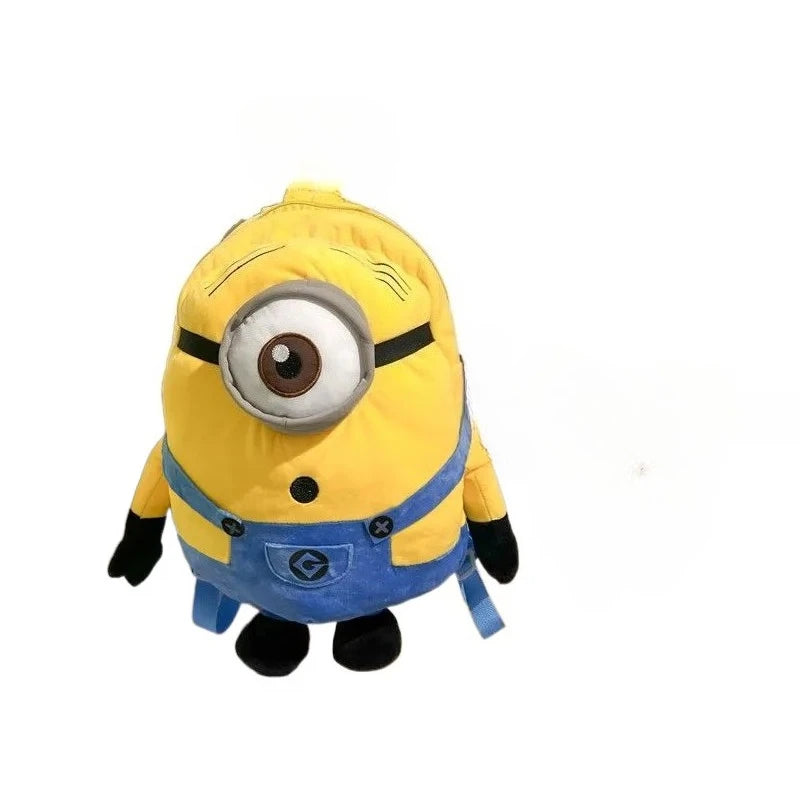 Minions movie anime merchandise cartoon cute plush dolls figurines student storage schoolbag kawaii unisex backpack wholesale