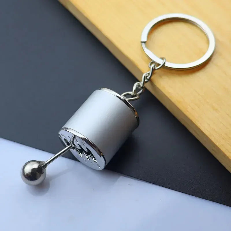 Metal Mini Car Auto Creative Wheel Keychain Parts Auto Enthusiast  Accessories KeyKeyring Ring Chain for Men Woman Lover Gift