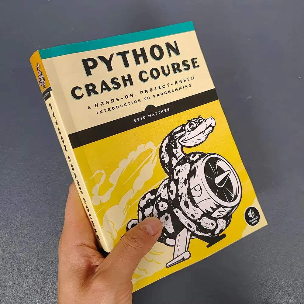 1 book Python Crash Course A Hands-On, Project-Based Introduction to Programming Paperback English book