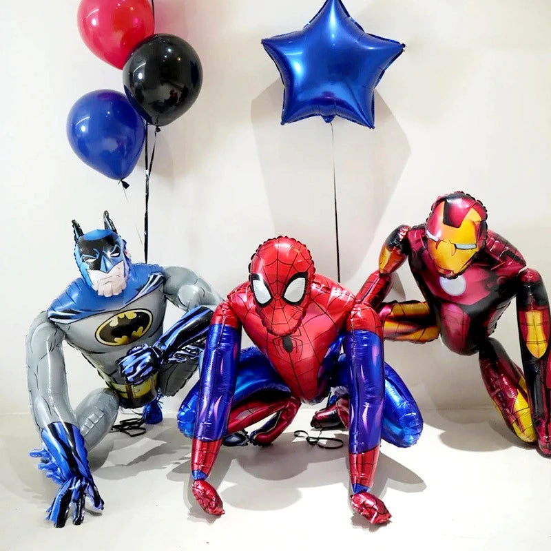 Hot Anime Figure Balloons Spiders Birthday Party Decoration Large Foil Ballons Halloween Cosplay Accessoreis Home Decor