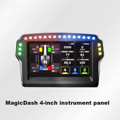 Simagic MagicDash 4 Racing Simulator 4 Inch Magnetic Touchscreen Game Dashboard MagDock Magnetic Bracket Base For Alpha Base