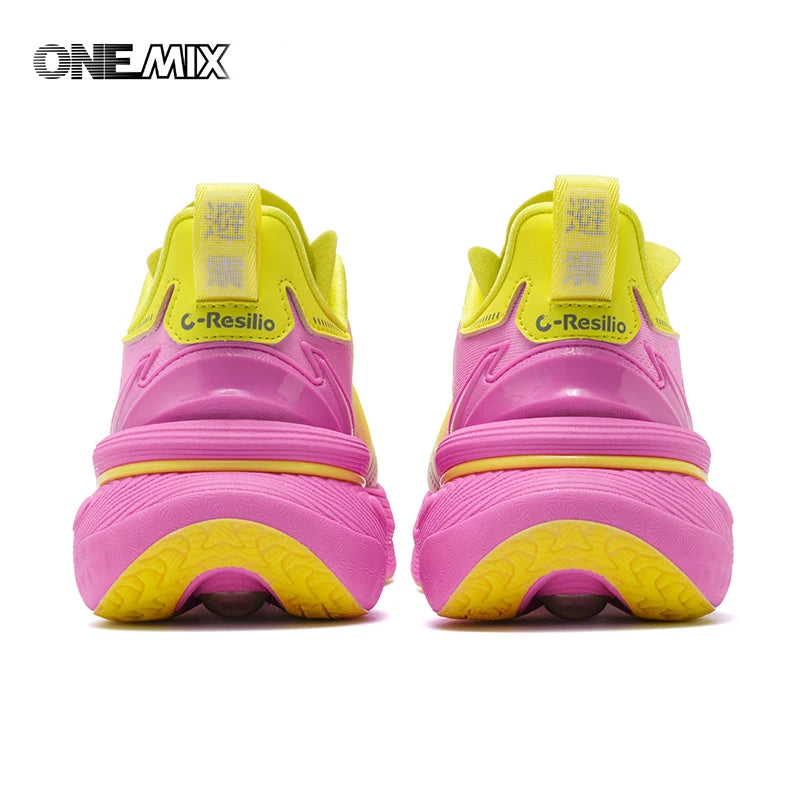 ONEMIX Women Cushion Running Shoes 2026 New Lightweight Outdoor Sneakers Fashion Road Jogging Fitness Sports Trainers