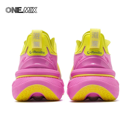 ONEMIX Women Cushion Running Shoes 2026 New Lightweight Outdoor Sneakers Fashion Road Jogging Fitness Sports Trainers