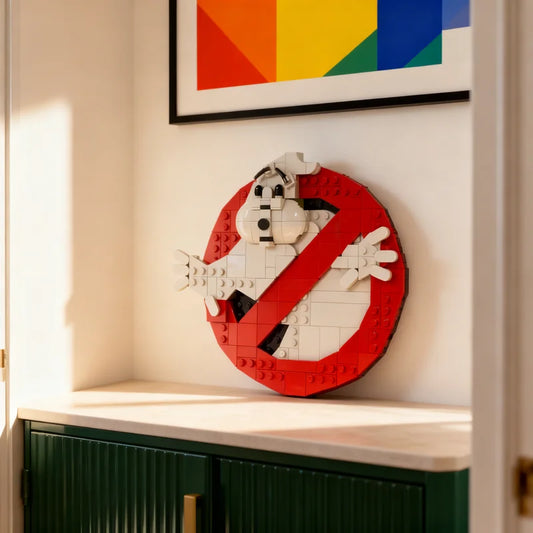 273pcs MOC GB Logo Ghostbusters Model Building Blocks Architecture Assemble Toy DIY Creative Idea Christmas Gifts Education