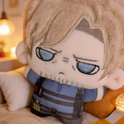 10cm Resident Evil Requiem Leon.Scott.Kennedy Anime Figures Plush Cosplay Dress Up Cotton Doll Toys for Childrens Cute Pendant