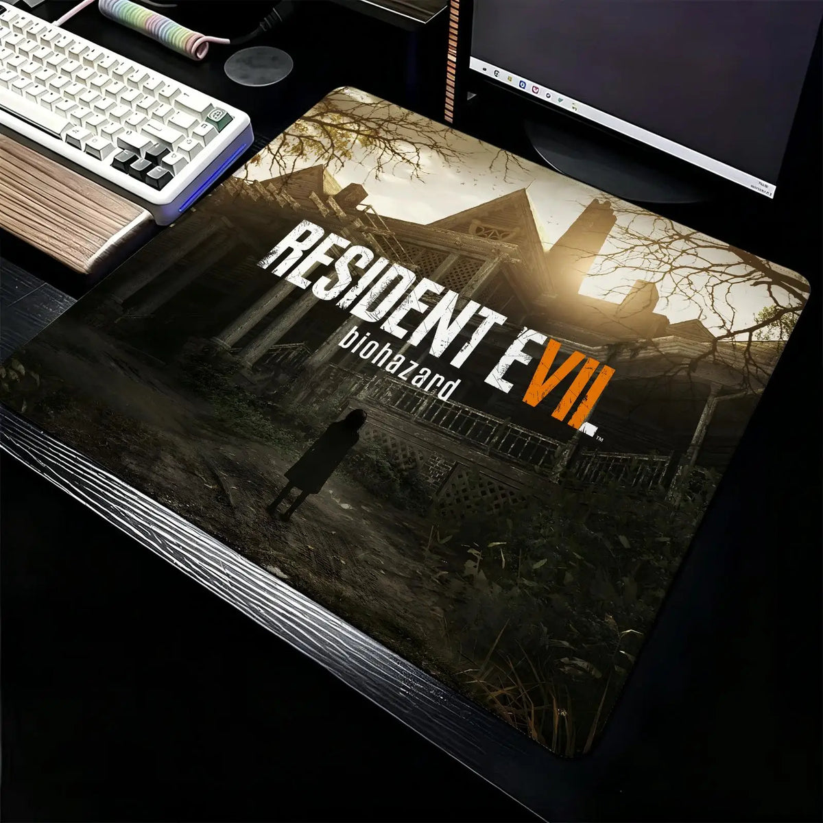 Resident Evil Mouse Pad Regular gaming mouse pad S/M/L size Office mouse pad Laptop desk mat Stitched edge mouse pad