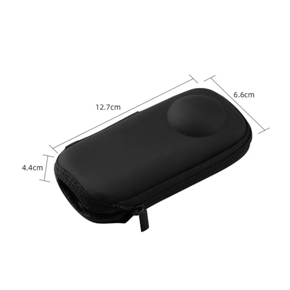 Mini Storage Case for Insta360 X3 Screen Protector Sport Camera Portable Protective Case PU Bag for Insta 360 X3 Accessories