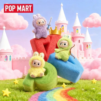 Genuine Pop Mart Pin For Love Labubu V4 The Monsters Blind Box Cute Keychain Christmas Mystery Gift