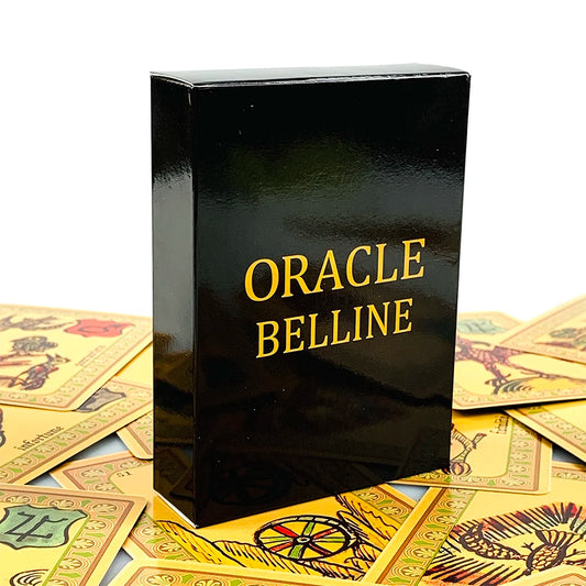 Oracle Belline Cards French Version Fortune Divination Oracle Cards Mysterious Psychic Reading Board Game for Paper Instruction