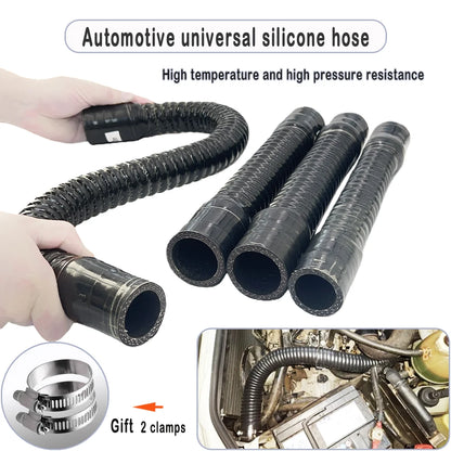 Black Silicone Flexible Hose Universal Radiator Hose Car Air Intake Pipe Intercooler Air Filter Connection Tube ID 16MM ~ 75MM