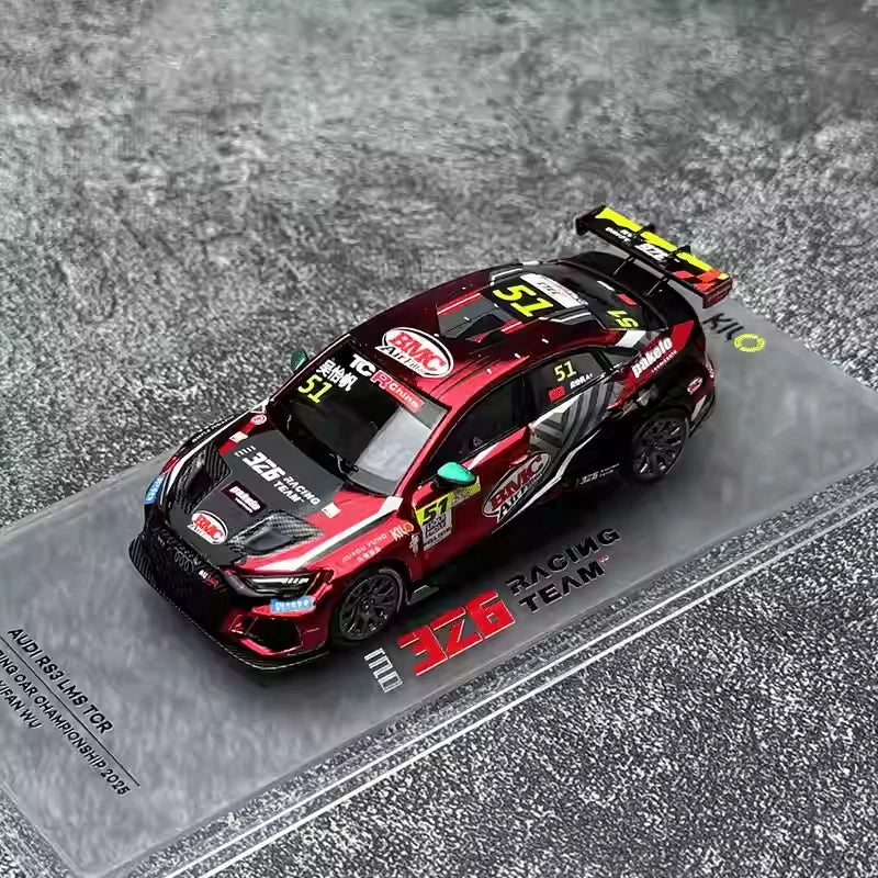 KILOworks 1:64 RS3 LMS TCR Alloy Car Diecasts & Toy Vehicles Car Model Miniature Scale Model Car Toys For Children