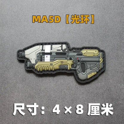 New 3D PVC Armband M416 Q Edition Armband Backpack Morale Collection Tactical Fast Tank Military Hook&Loop Patches for Clothing