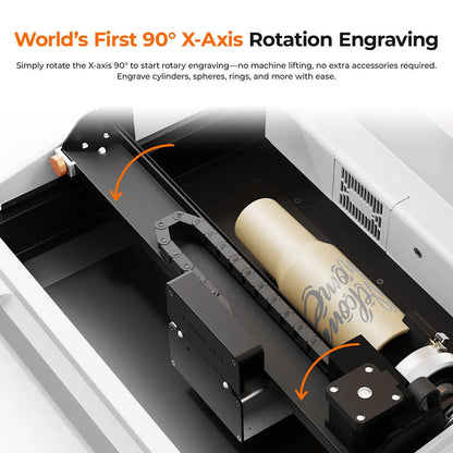 TOOCAA NOVA 20W Beginner-Friendly Laser Engraver With Smart Air Assist & Camera Enclosed Desktop Laser Cutter Machine Auto Focus