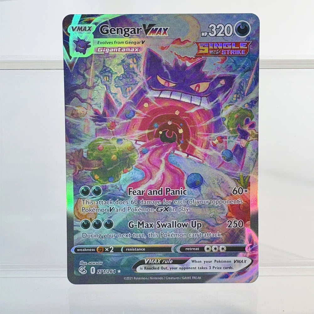 PKM Foil Proxy Card GENGAR&MIMIKYU GX DARK GENGAR Hobbies Game Collection Battle The best gift PTCG Card