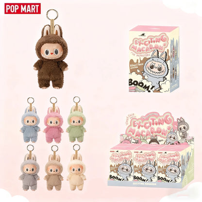 POP MART LABUBU The Monsters Exciting Macaron Artisanal Vinyl Doll Pendant Blind Box Collectible Gift