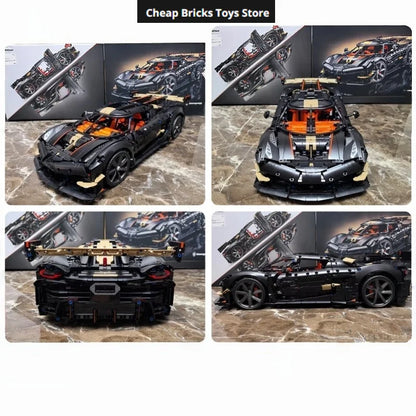 Model V8 Racing Car Supercar Hypercar Toys Adults Gift Technical Vehicles Bricks Building Blocks Cheapest 4104pcs for Home Decor