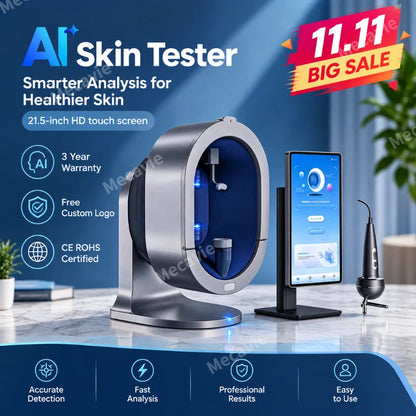 Professional 3D Facial X5 Camera Scanner Digital Skin And Hair Analysis Measuring Machine UV Facial Scanner Skin Analyzer