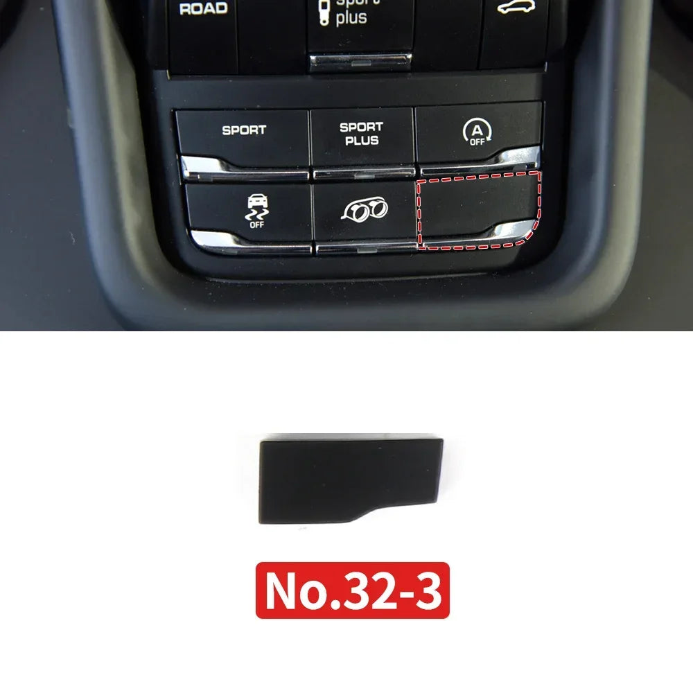 Car Center Console Multi Functional Sport Mode Start Stop Button Vehicle Stability Lane Keeping E-Power for Porsche Cayenne