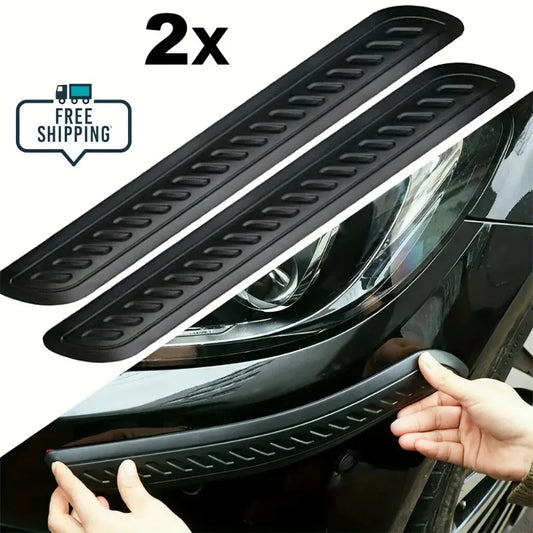 Car Door Anti Scratch Protector Strip Rearview Mirror Anti-collision Stickers Universal Rubber Auto Bumper Protector Bar Stylin