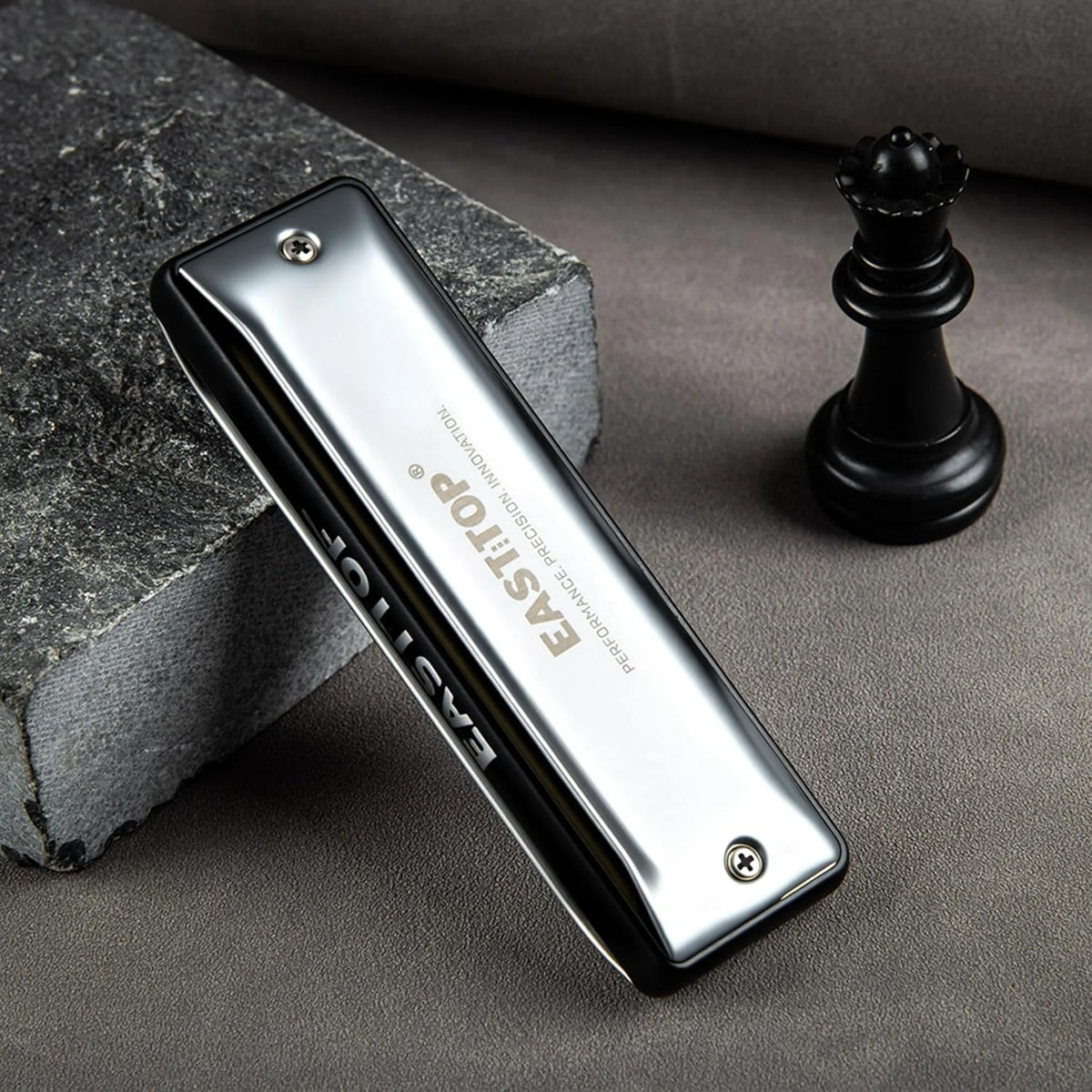 East top MAXWELL ST Blues Harmonica , Professional Overblow and Bending 10 Holes MS030 Blues Harp Mouth Organ For All Levels Ad
