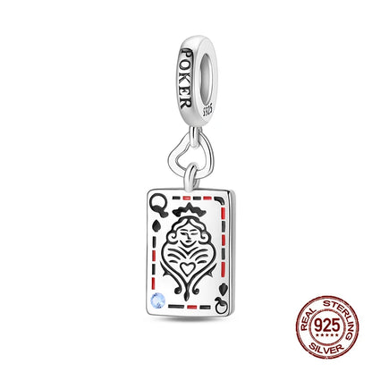 100% 925 Sterling Silver Tarot Collection Pendant DIY Hourglass Beads Fit Pandach Original Bracelet Women Jewelry Birthday Gift