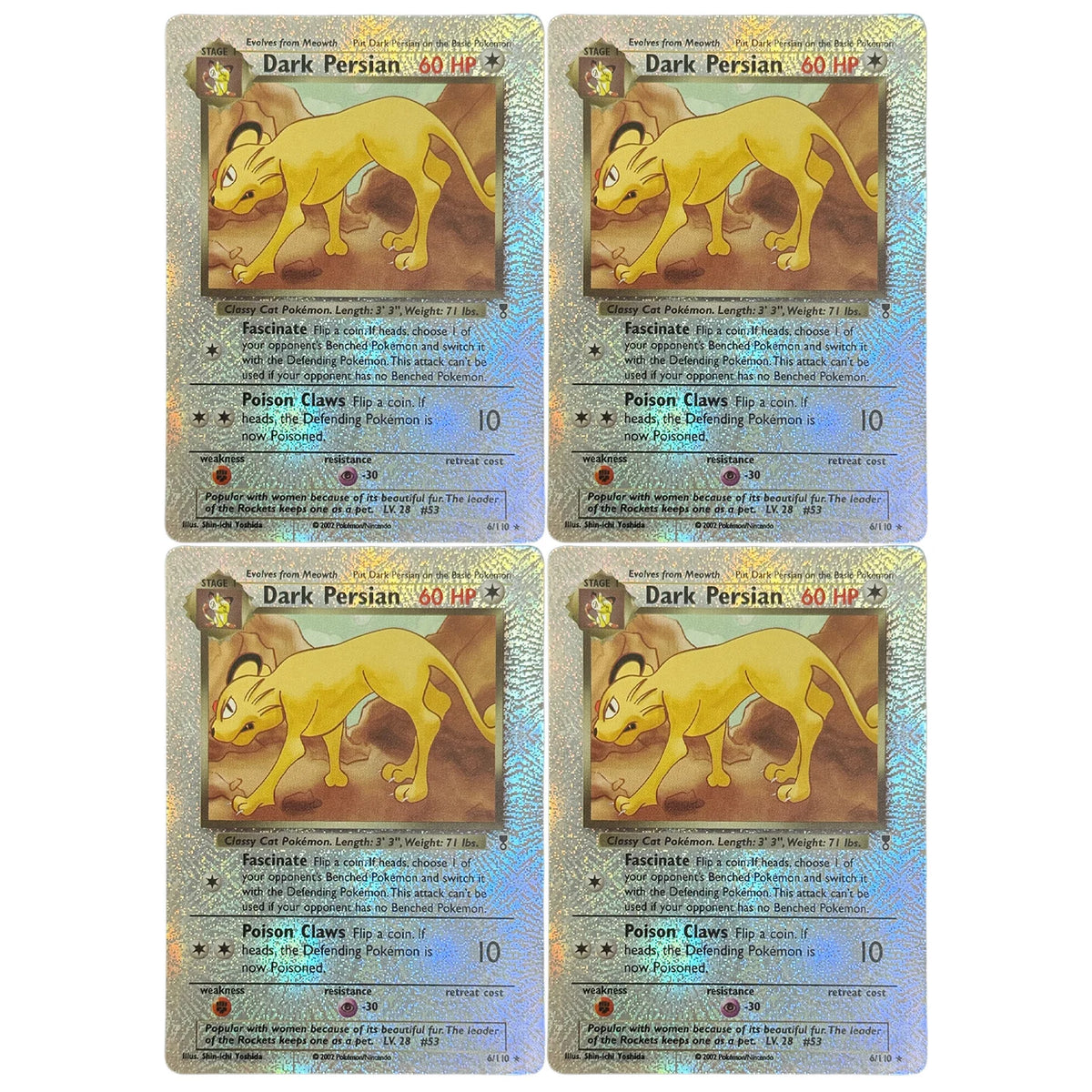 TCG English Mewtwo Collection Card Legendary Collection 29/110 #29 Reverse Holo Card Diy Proxy