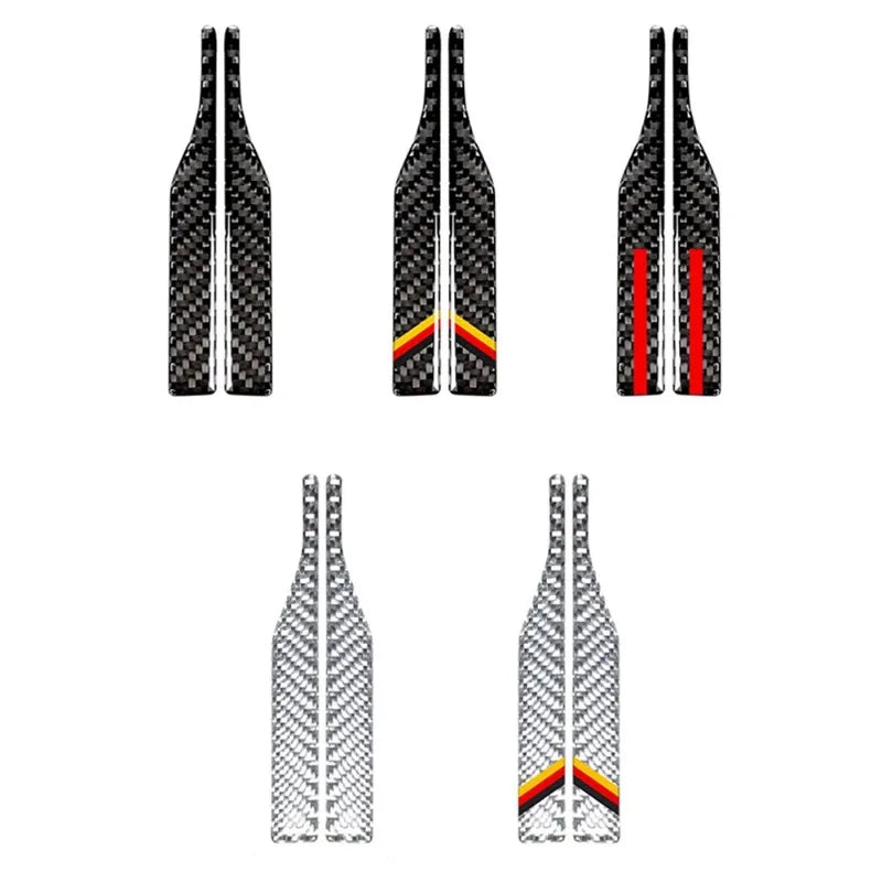 2Pcs Universal Car Rearview Mirror Anti-Collision Anti-Scratch Reflective Strips Auto Decor Protective Stickers Car Accessories