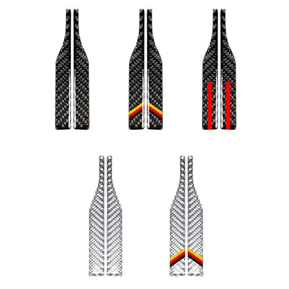 2Pcs Universal Car Rearview Mirror Anti-Collision Anti-Scratch Reflective Strips Auto Decor Protective Stickers Car Accessories