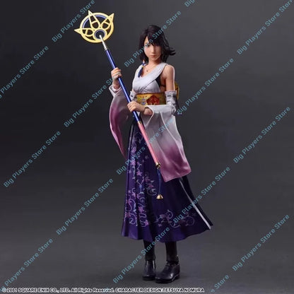 In Stock Play Arts Kai Yuna 2.0 & Tifa Final Fantasy X Action Figures