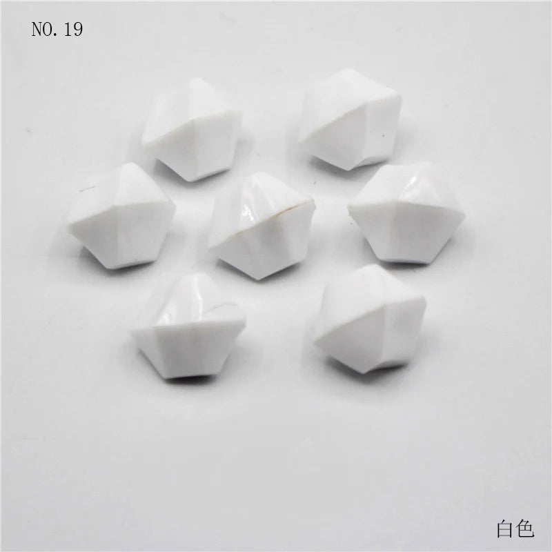 100Pcs 11*14mm Crushed Diamond Ice Crystal Clear Plastic Rocks Fake Diamonds Clear Acrylic Gems  for Decor Photography Prop