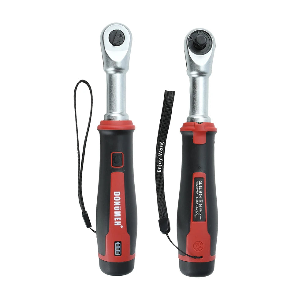 3.6V Ratchet Electric Wrench, 320 rpm, 1/4“ and 3/8” Auto/Manual Rechargeable Wrench, Automotive Repair Tool, Type-C Port