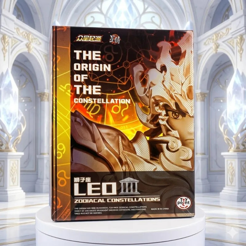 Saint Seiya Toypoint 9-Hour Shipping Leo Aiolia Action Figure with Metal Cloth Myth Cloth Soul of God SOG EX Including Totem Kni