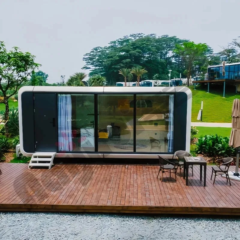 YG Customized Capsule Home Apple Cabin Capsule House 20/30/40FT Expandable Container House Tiny House Prefabricated Home