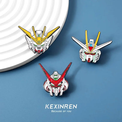 NEW Mobile Suit Gundam Unicorn Enamel Pins Gundam RX-78 Metal Brooch Badge Fashion Jewellery Backpack Accessory Gifts
