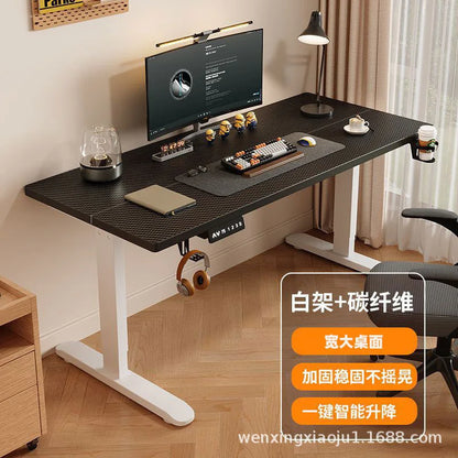 Hxl smart electric height adjustable desk - home computer desk, adjustable standing desk, workstation