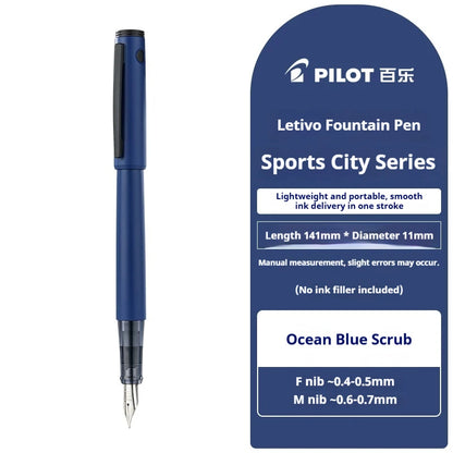 Japan PILOT Fountain Pen M/F Alloy Nib Ergonomic Grip F/M Nib Calligraphy Pens Luxury Daily Writing Drawing Signature Stationery