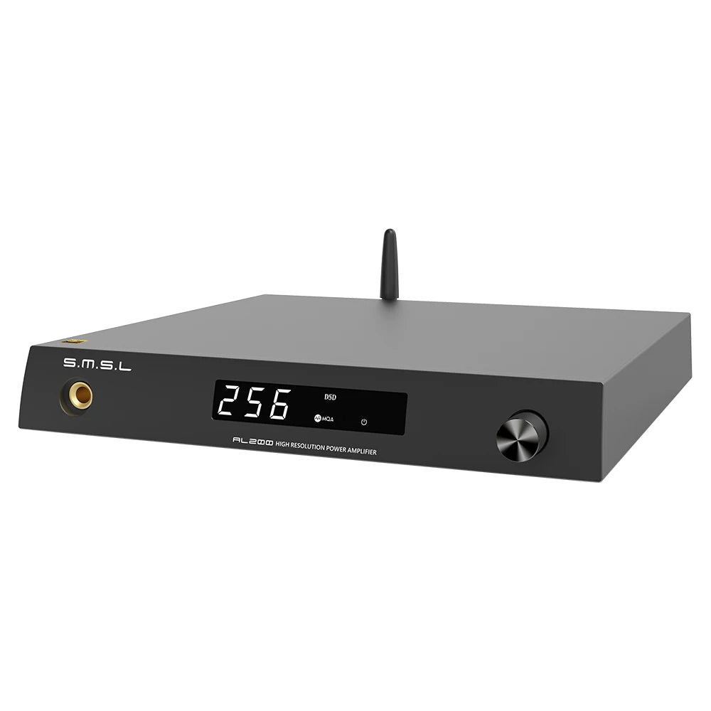 SMSL AL200 Intergrated Amplifier 165W*2 MA5332MS MQA-CD DSD256 XU316 Bluetooth5.0 6.35mm Headphone With Remote Control