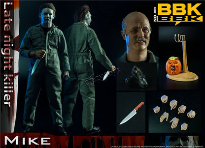 1/6 BBK Halloween Michael Myers Pumpkin Head Version Action Figure Movable Joint Toy Character Collectibles