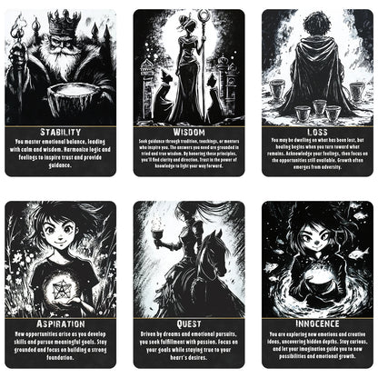 78 Lythra Tarot Card Set, Tarot Oracle Cards for Beginners, Spiritual Tools for Intuition, Emotional Insight and Inner Wisdom