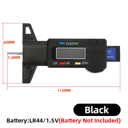 Tread Depth Gauge For Car Tyre Tire Meter Thickness Gauges Automobile Tire Wear Detection Measuring Tools Depth Caliper