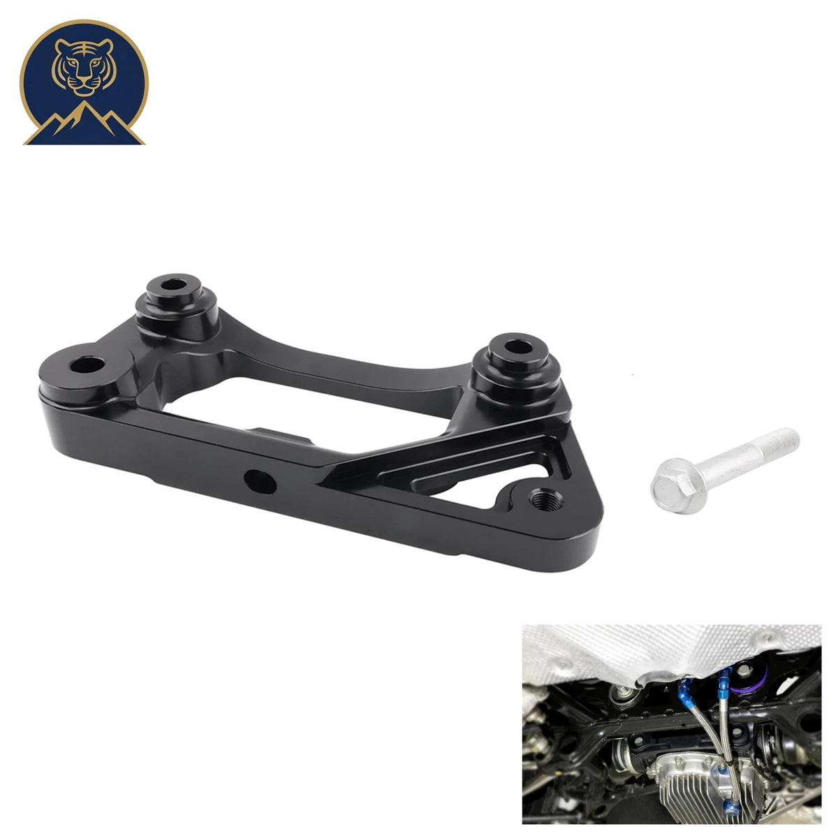 Aluminum Black Dual-Mount Rear Differential Bracket OE Replacement for BMW F87 M2 F80 M3 F82 F83 M4 Chassis Transmission