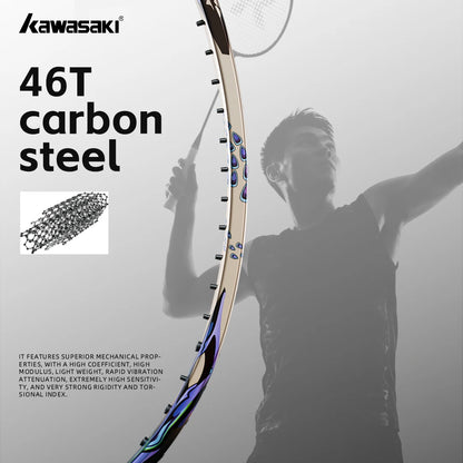 Kawasaki MASTER MAO 20 Six-Star Professional Tournament-Grade Offensive Badminton Racket