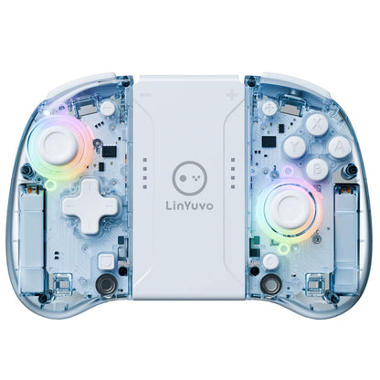 LinYuvo Meteor Light Wireless Controller KS37B  for Switch/OLED with Programmable/Motion Control/Dual Vibration/Turbo Function