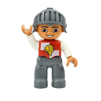 Figures Dolls Big Size Building Blocks Family Action Workers Doctor Police Farmer Compatible Large Bricks Duploes Kid Toys