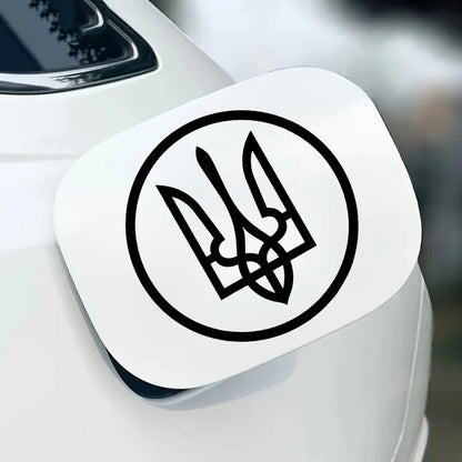 Ukraine Трезубец Тризуб Whole Body Waterproof Vinyl Car Sticker Decal Car Accessories Decor Pegatinas Para Coche