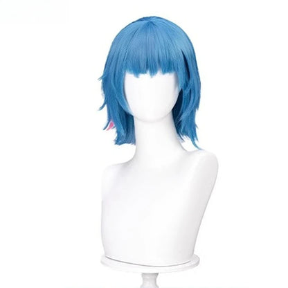 Arcane LOL Powder Wig Jinx Cosplay Women Costume for Female Girls Disguise Clothing Outfits Halloween Carnival Roleplay Suit