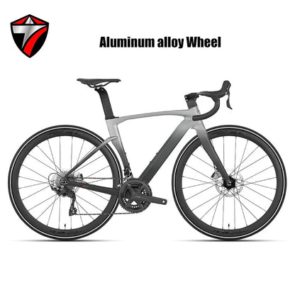 TWITTER New CYCLONE RS-24S Shift+105 Derailleur Carbon Road Bike 4-Pistons Oil Disc Brake Racing Bicycle 700*28C for Men Women