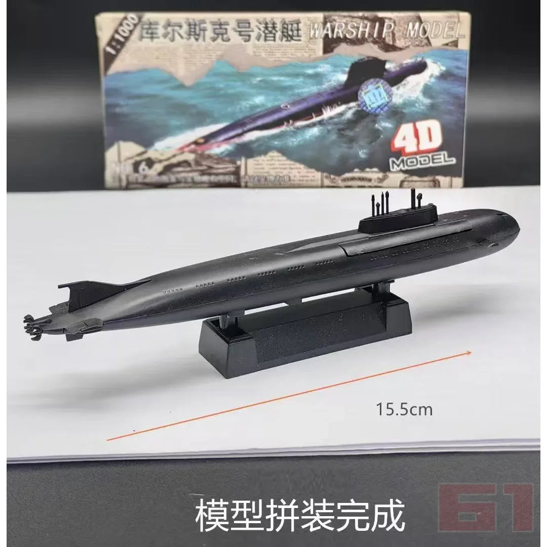 4D Assembled Ship Model Liaoning Battleship Modern Class Battleship Aircraft Carrier Model Military Warship Model Toy